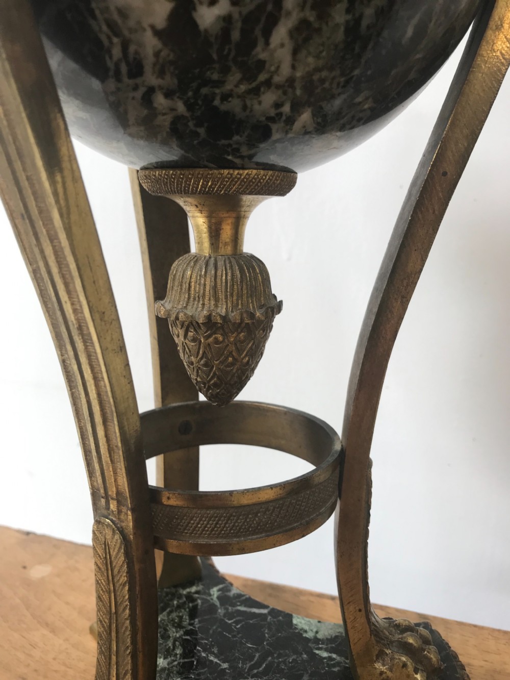 Pair Of Gilt Bronze and marble Cassolettes View IV