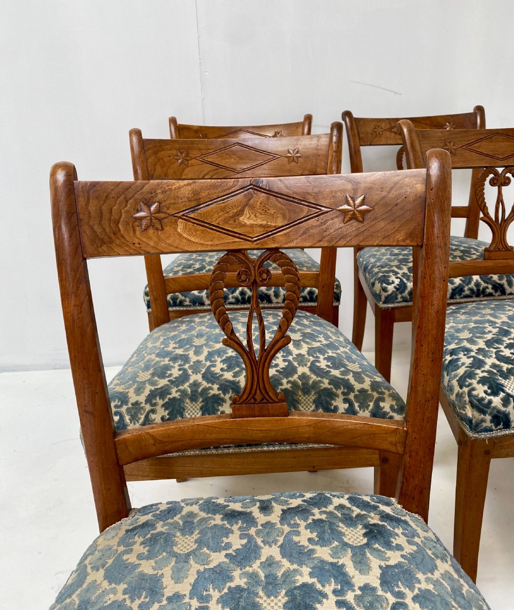 Set of 6 Sabre Legged Chairs View V