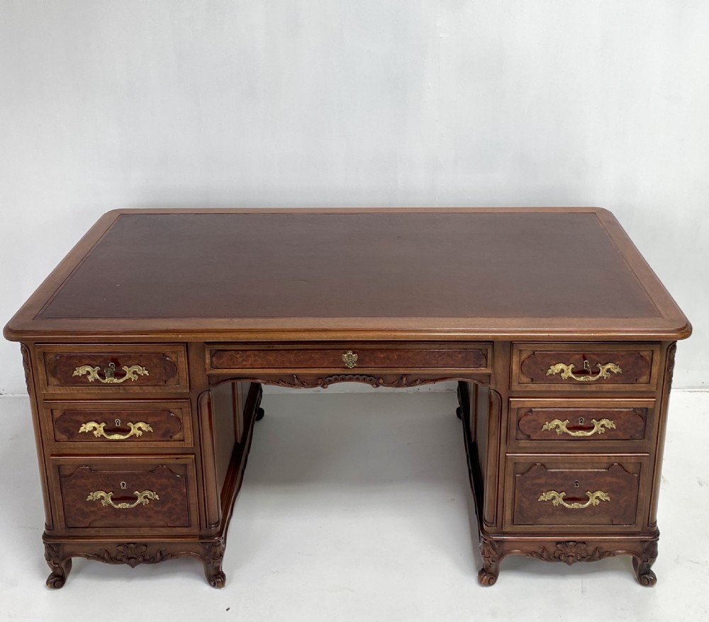 Walnut Pedestal Desk