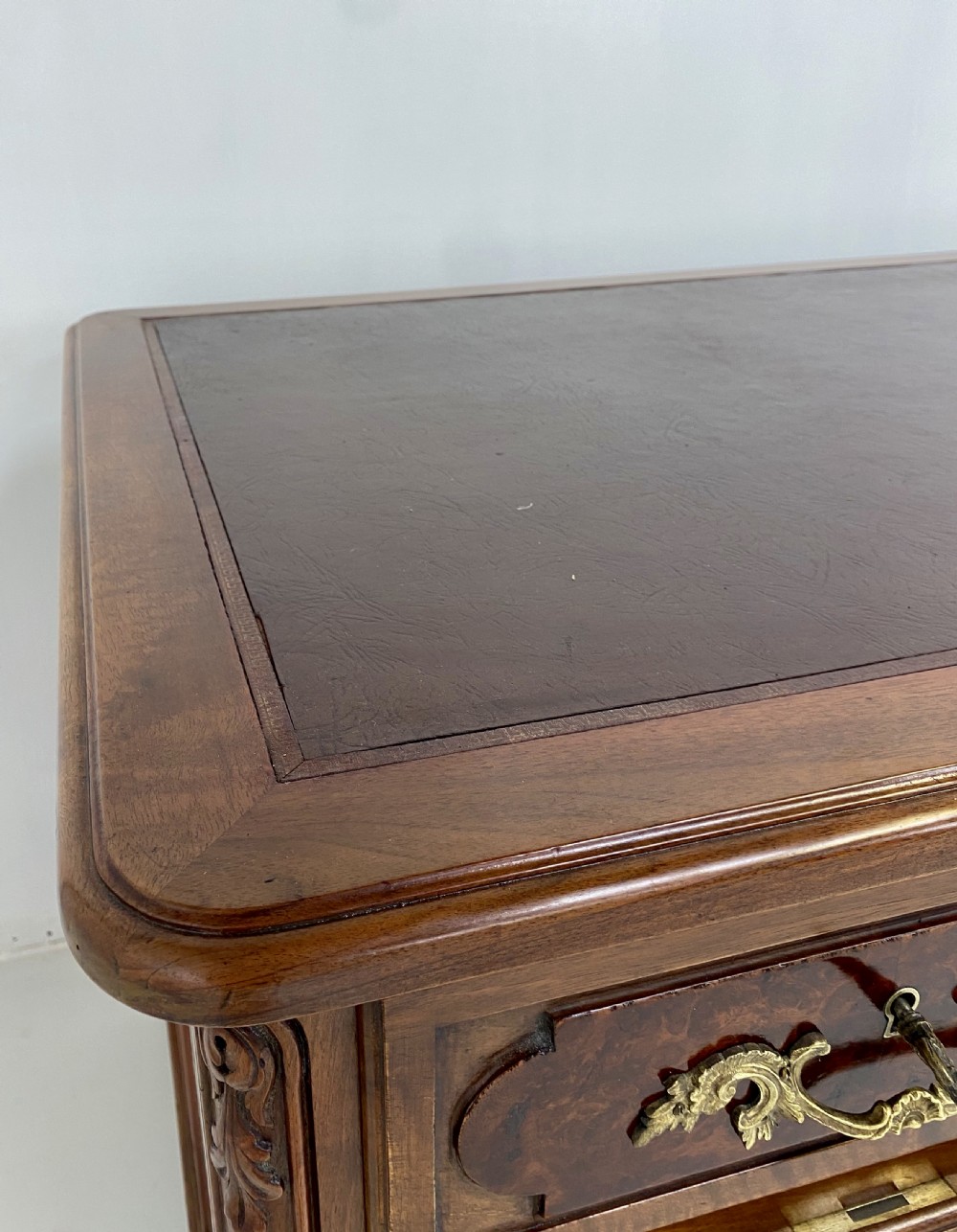 Walnut Pedestal Desk View X