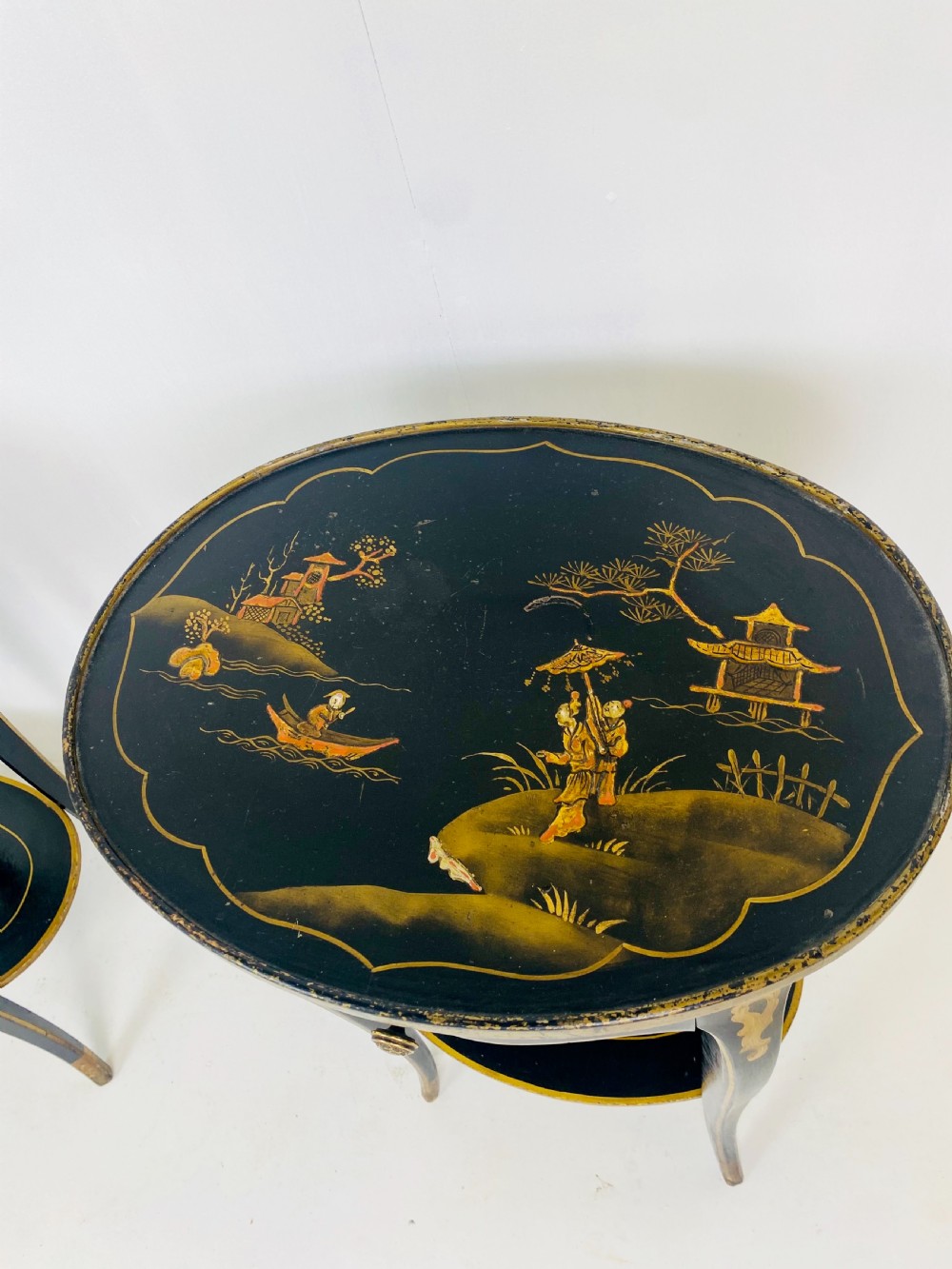 Pair of Chinoiserie Lamp Tables  View IV