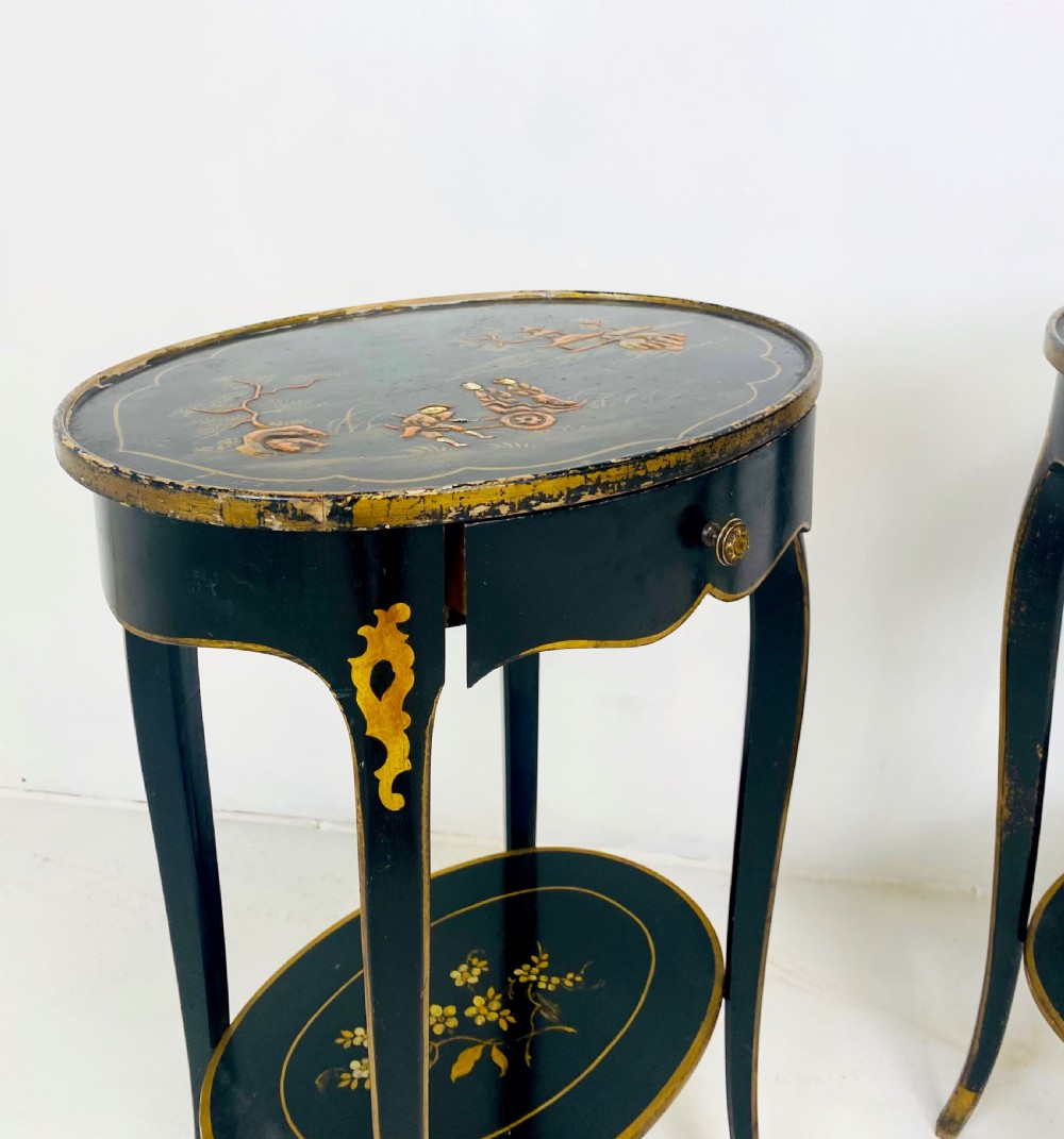 Pair of Chinoiserie Lamp Tables  View VI