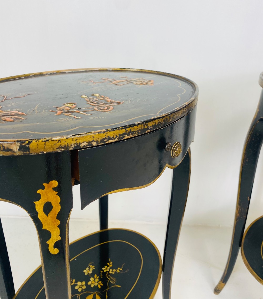 Pair of Chinoiserie Lamp Tables  View IX