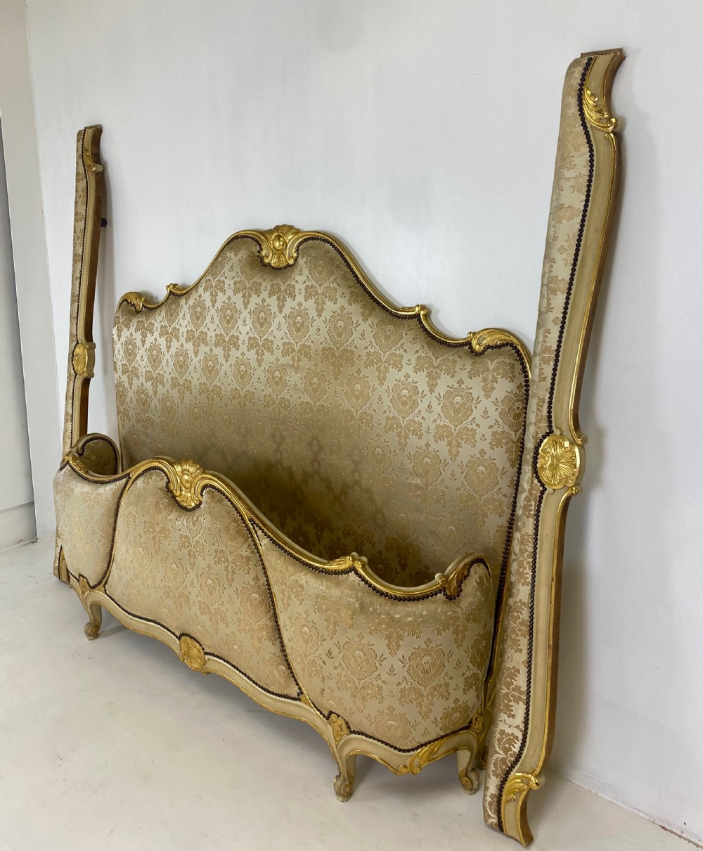 French Painted and Gilt Bed View VI