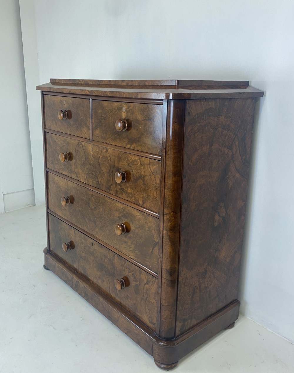 Burr Walnut Chest of Drawers