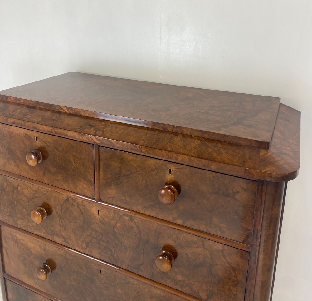 Burr Walnut Chest of Drawers View V