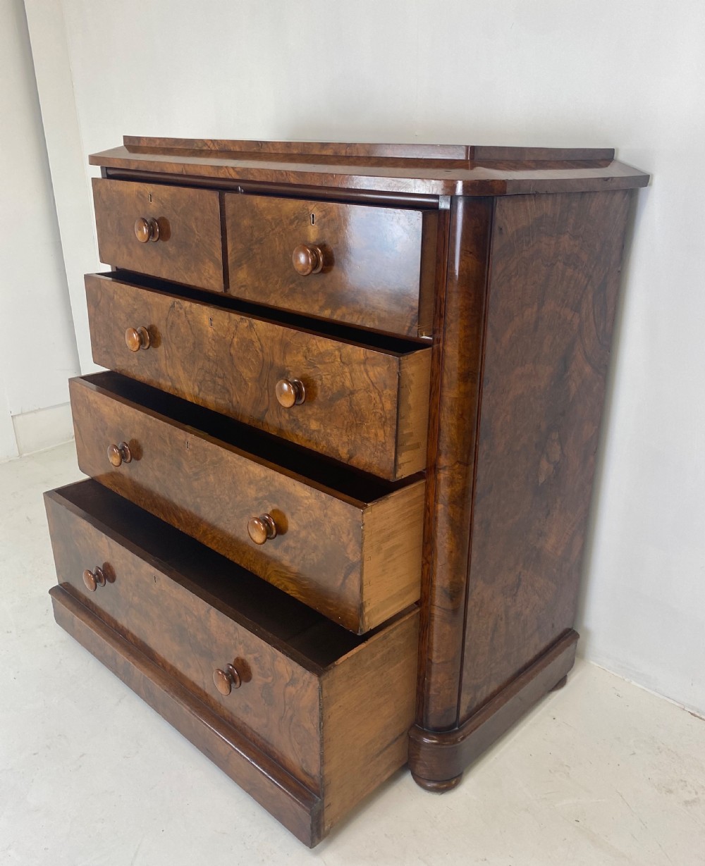 Burr Walnut Chest of Drawers View VI