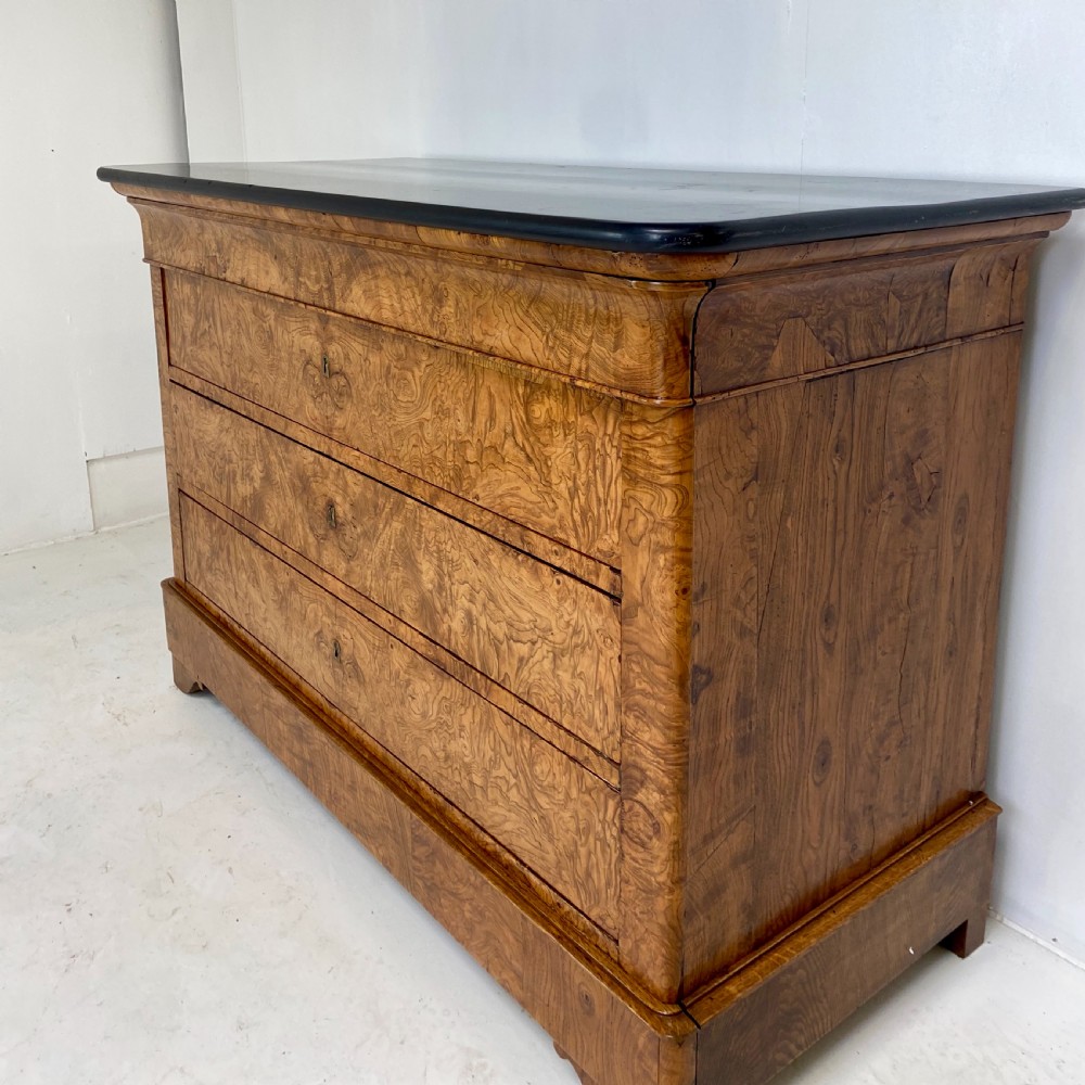 Rare Burr Ash Commode View III