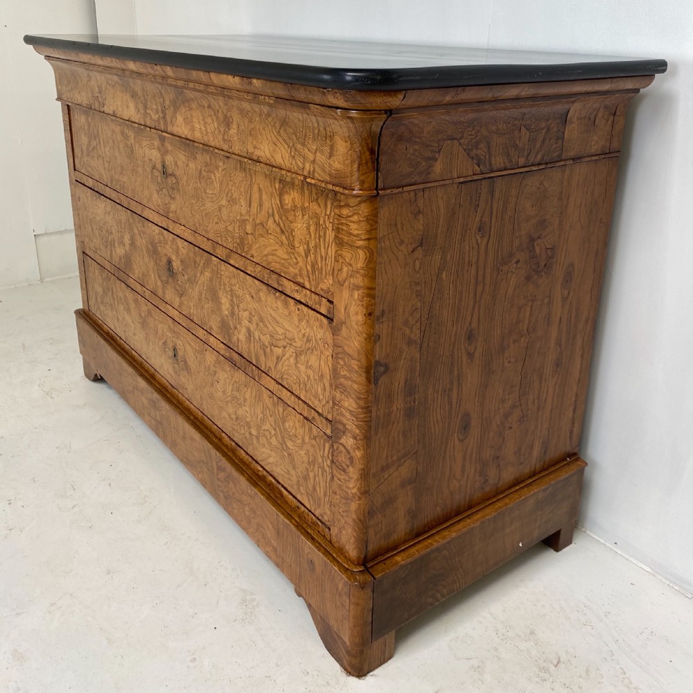 Rare Burr Ash Commode View V