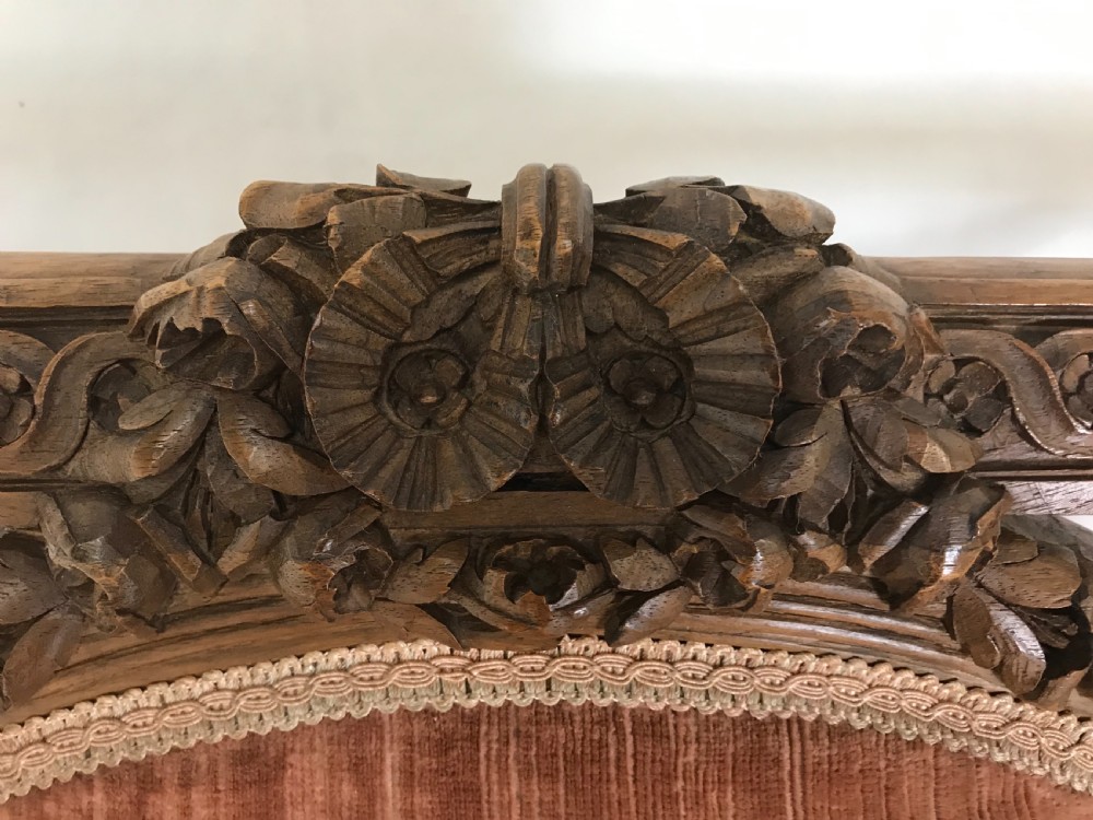Pair of Large French Walnut Armchairs  View VII