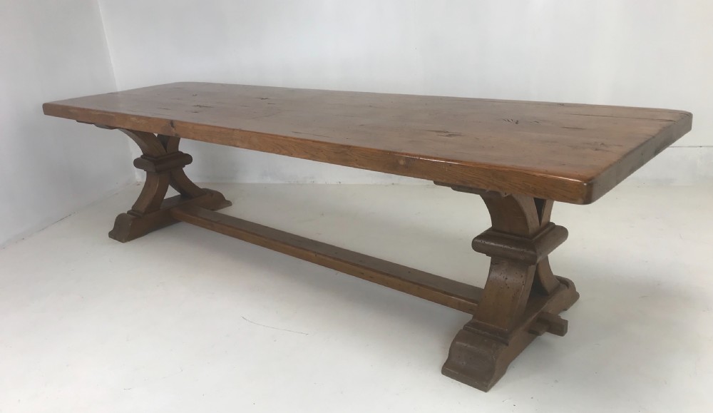 Substantial Oak Refectory Table  View IV