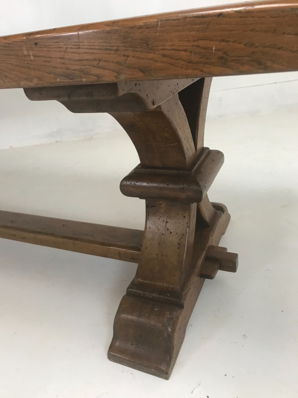 Substantial Oak Refectory Table  View V