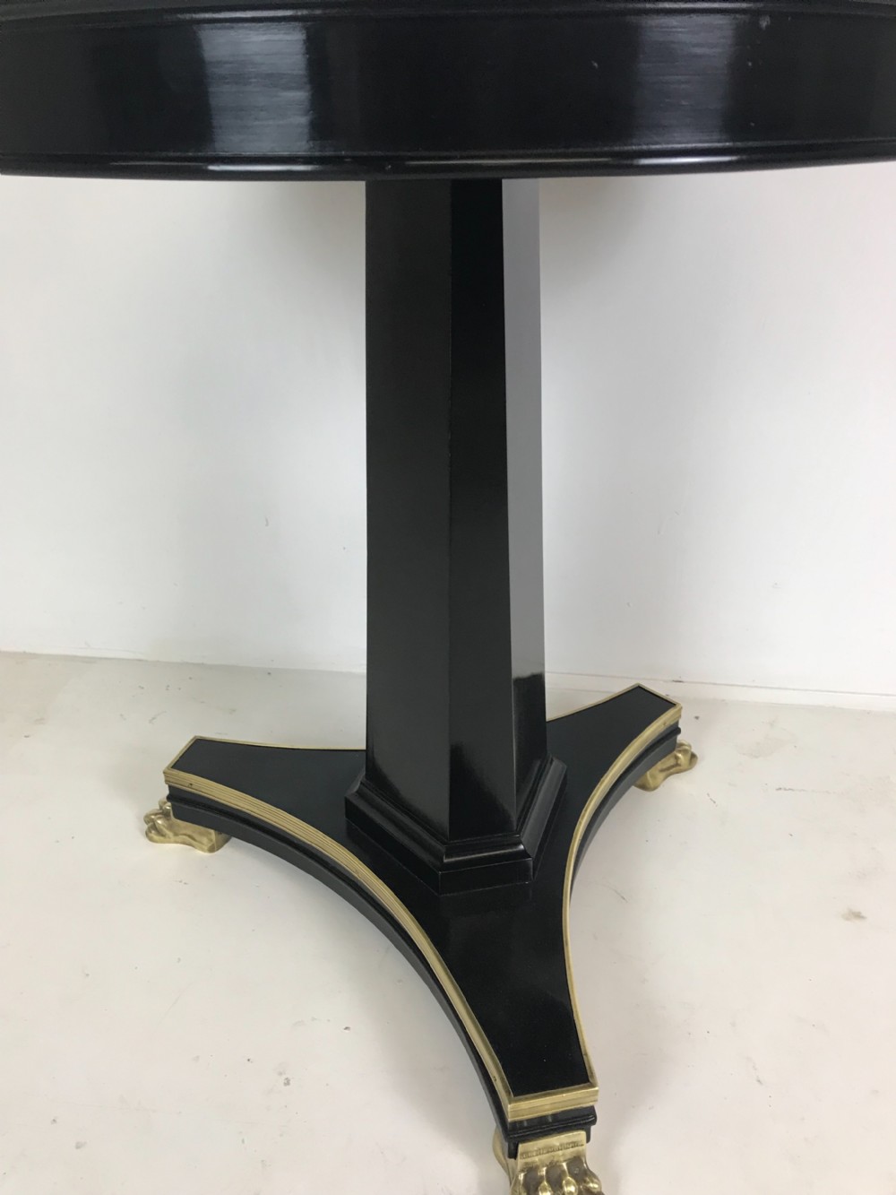 Ebonized table  View III