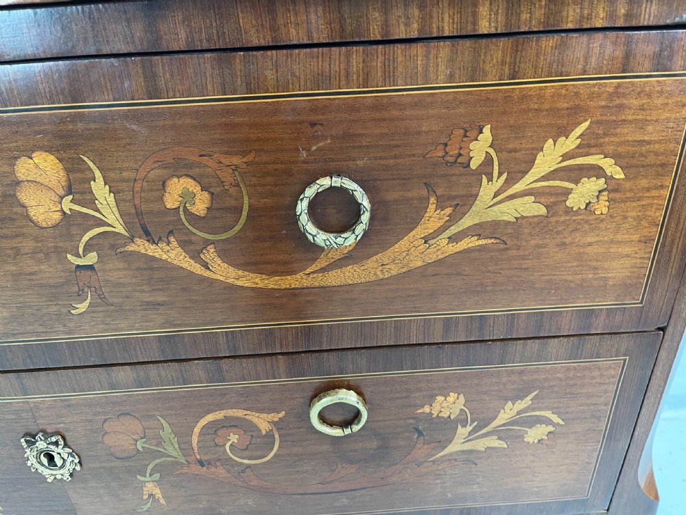 Antique French Marble Top Commode  View VII