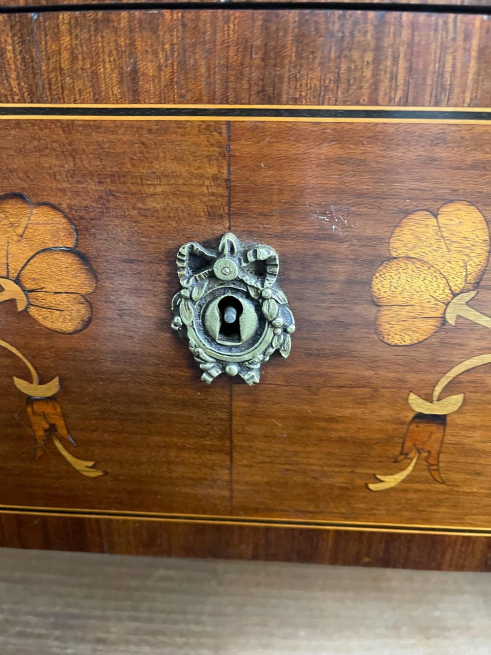 Antique French Marble Top Commode  View IX