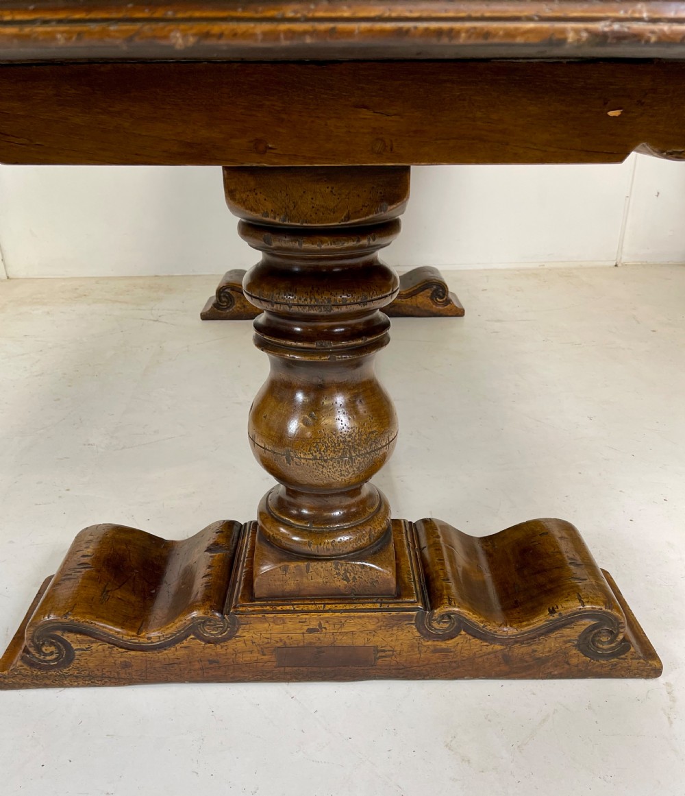 Walnut Refectory Table View IV