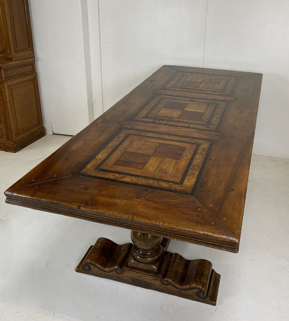 Walnut Refectory Table View V