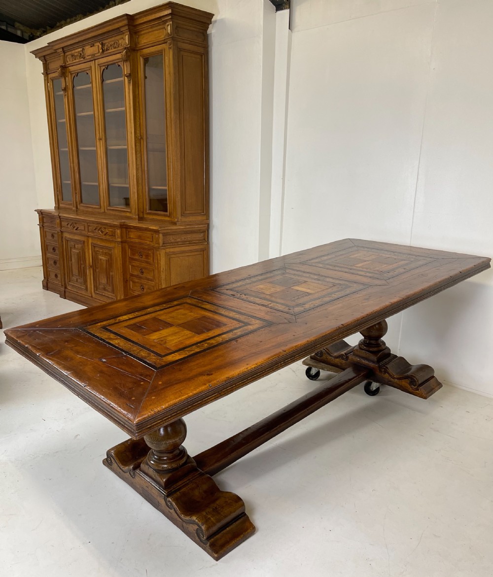 Walnut Refectory Table View IX