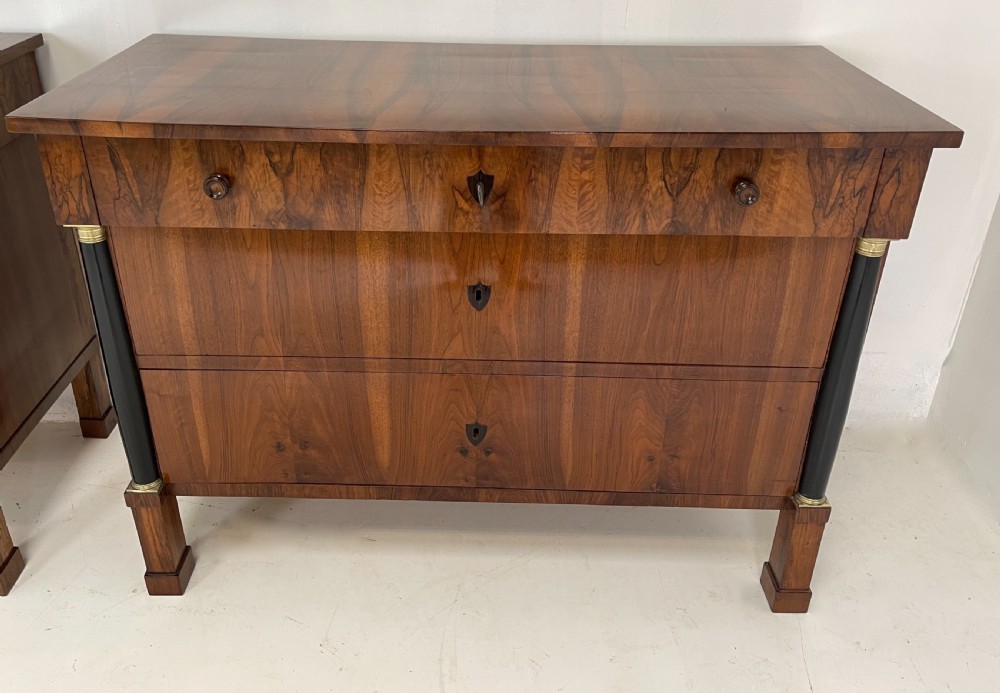 Pair Of Walnut Italian Commodes View IV