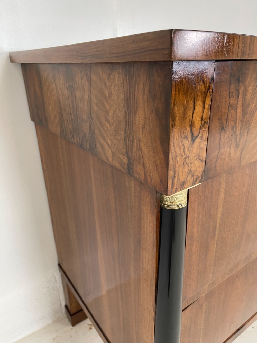 Pair Of Walnut Italian Commodes View X