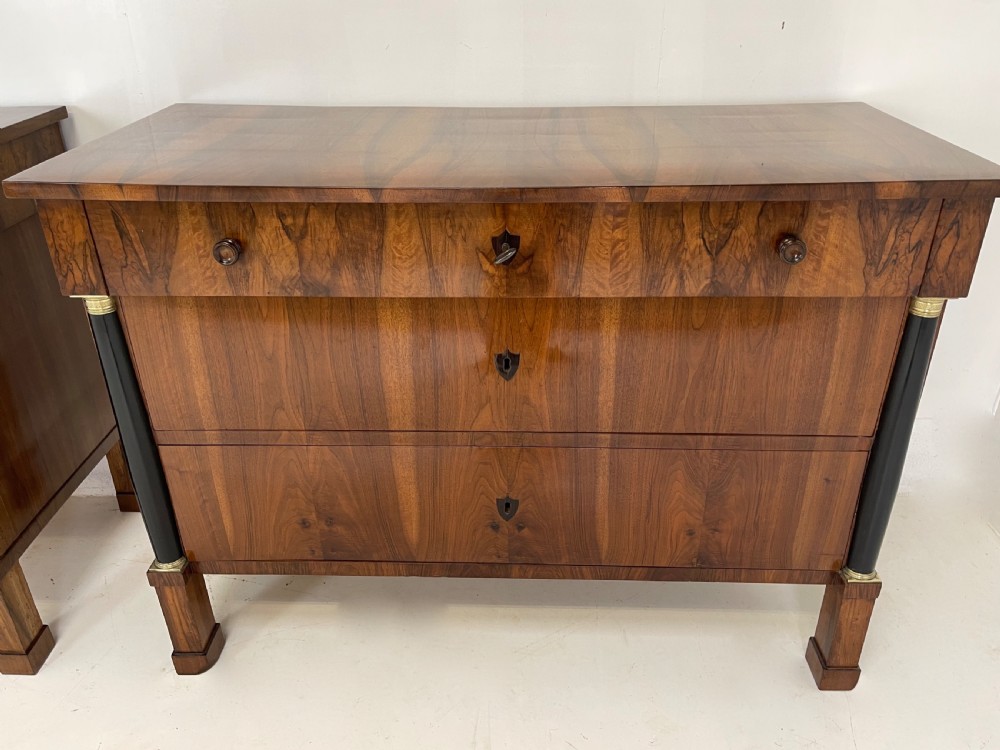 Pair Of Walnut Italian Commodes View XXIX