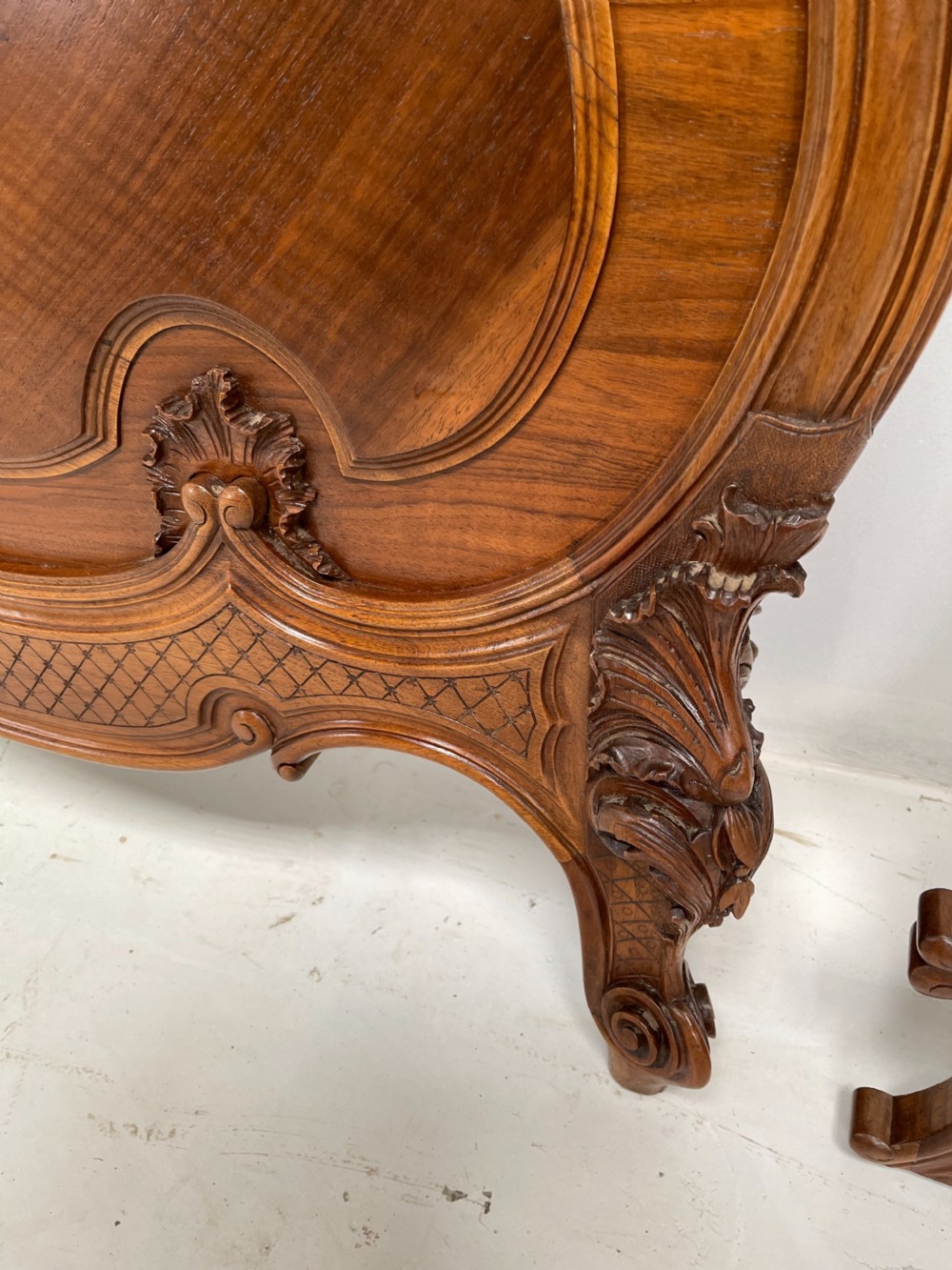 French Louis XV Rococo bed  View VI