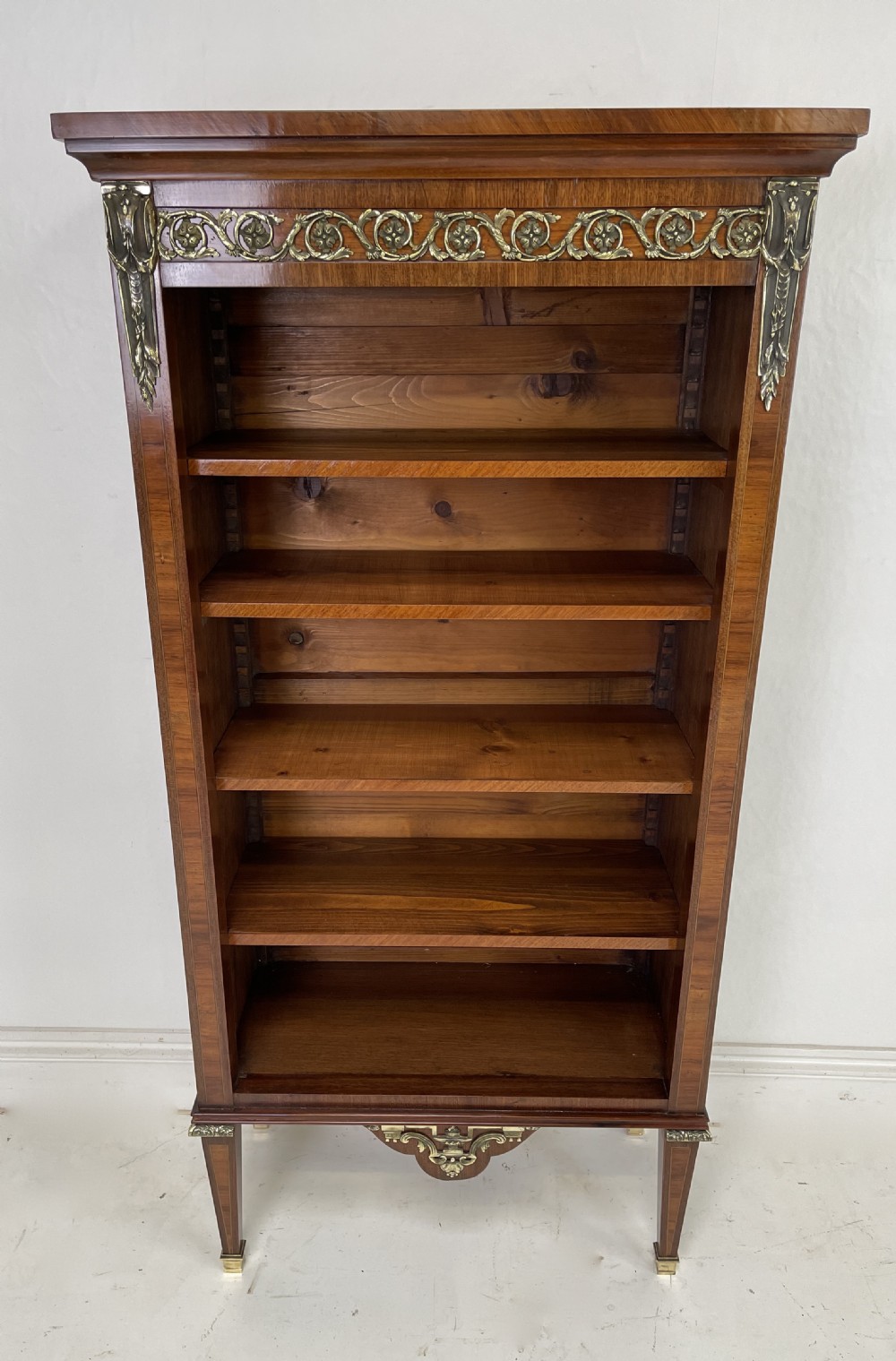 Open Bookcase With ormolu mounts 