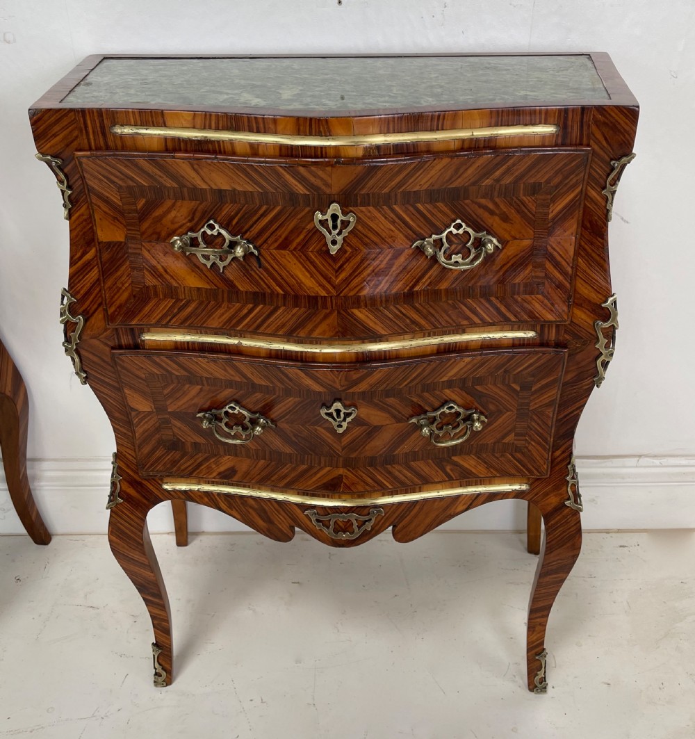 Pair of Early 19 th century  small Italian commodes  View V