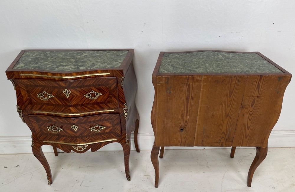 Pair of Early 19 th century  small Italian commodes  View IX