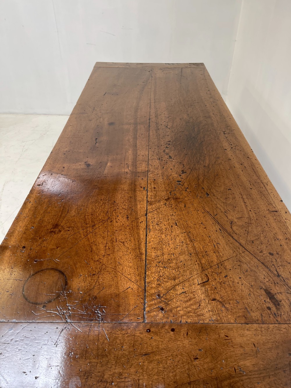Walnut Farmhouse Table  View V