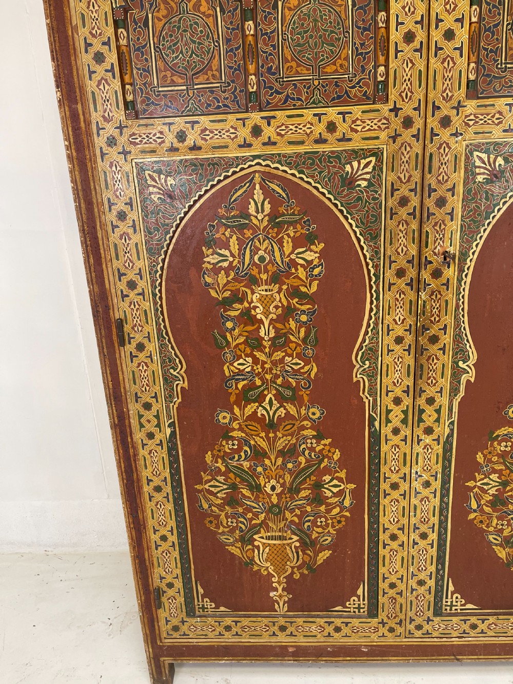 19  th Century painted cupboard  View III