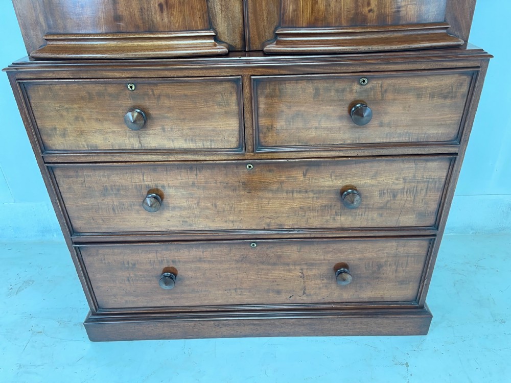 Stunning Mahogany Clothes  press  View II