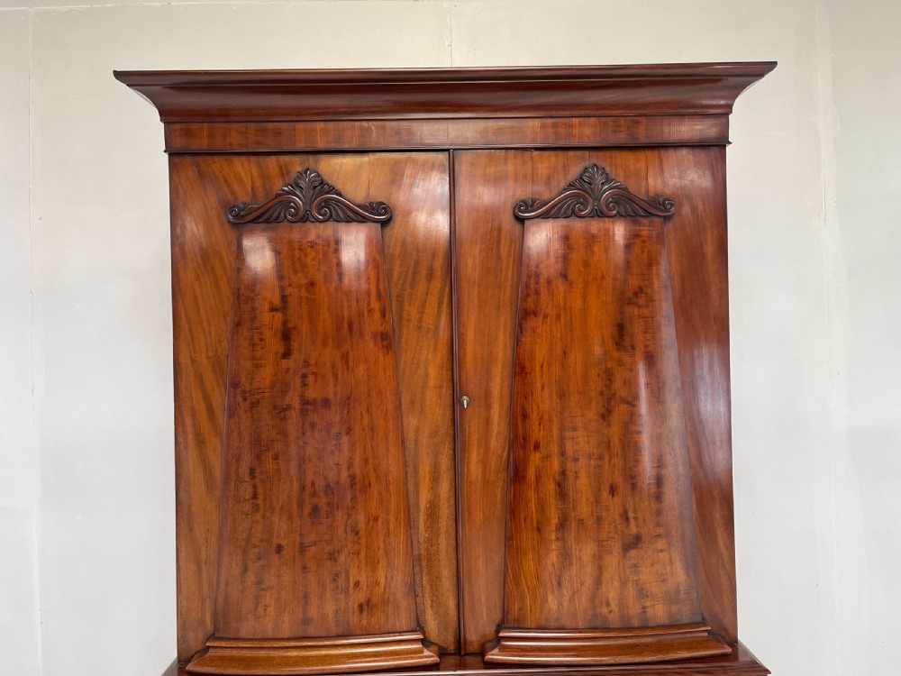 Stunning Mahogany Clothes  press  View IV