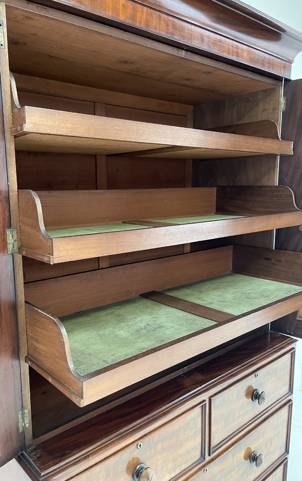 Stunning Mahogany Clothes  press  View IX