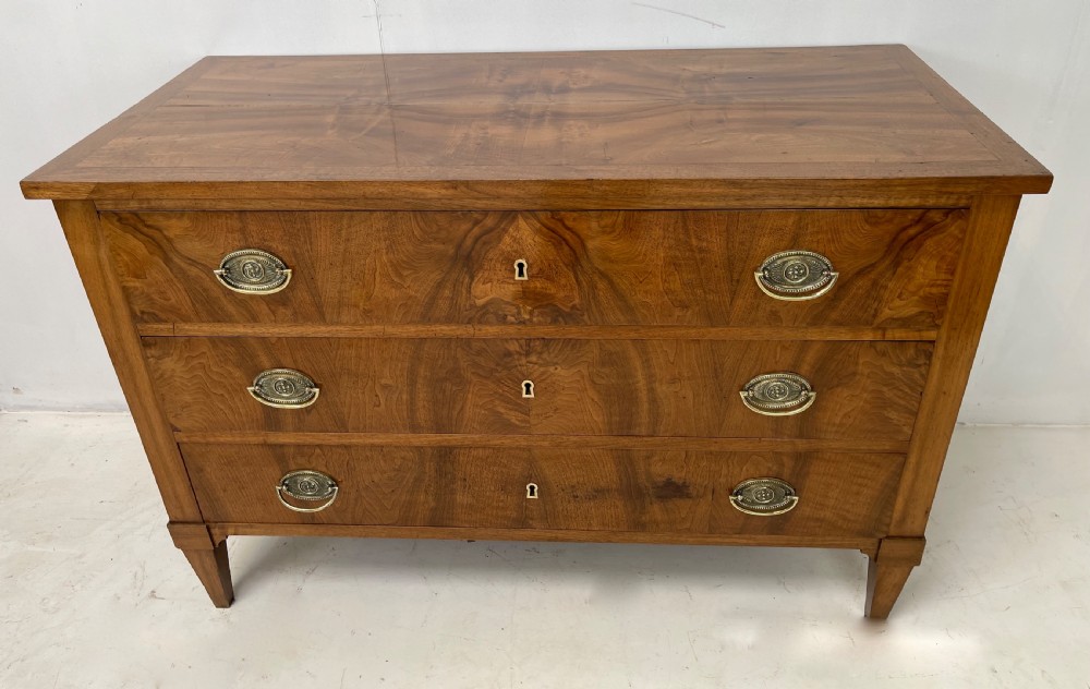 French Walnut Period commode 