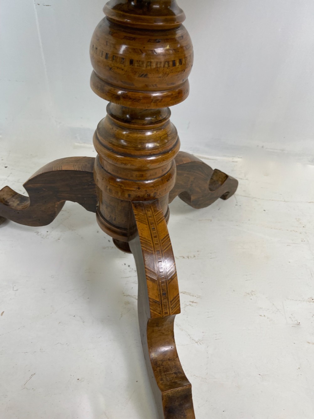 19 th century Italian Parquetry table  View V