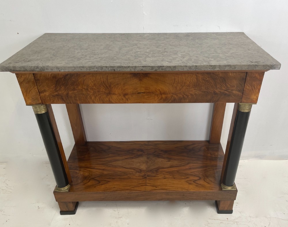 Empire walnut Console Table 