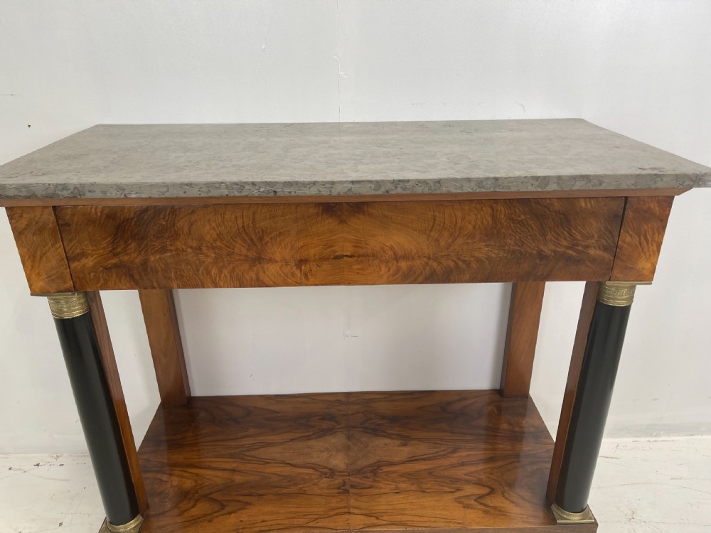 Empire walnut Console Table  View II