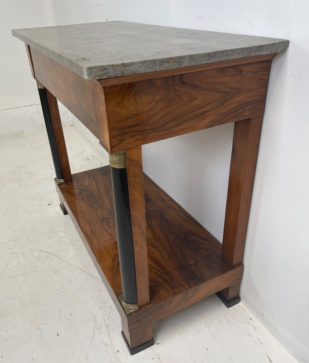 Empire walnut Console Table  View III