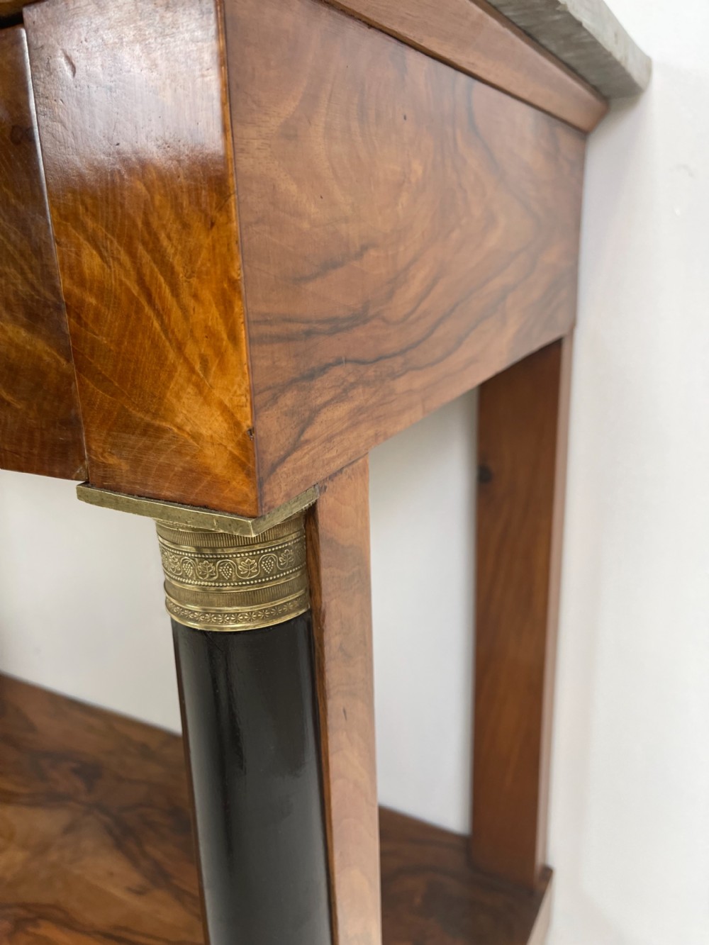 Empire walnut Console Table  View V