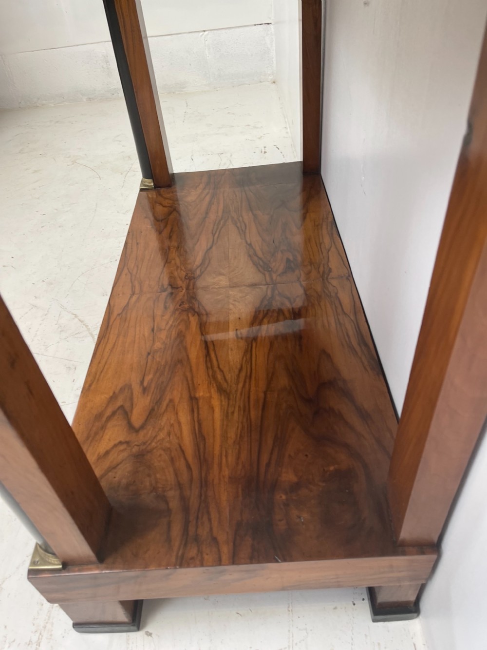 Empire walnut Console Table  View X