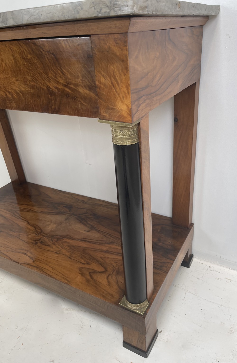Empire walnut Console Table  View XI