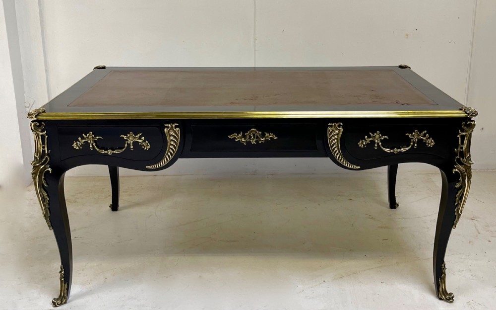 Louis XV Ebonised Bureaux Plat  View IV
