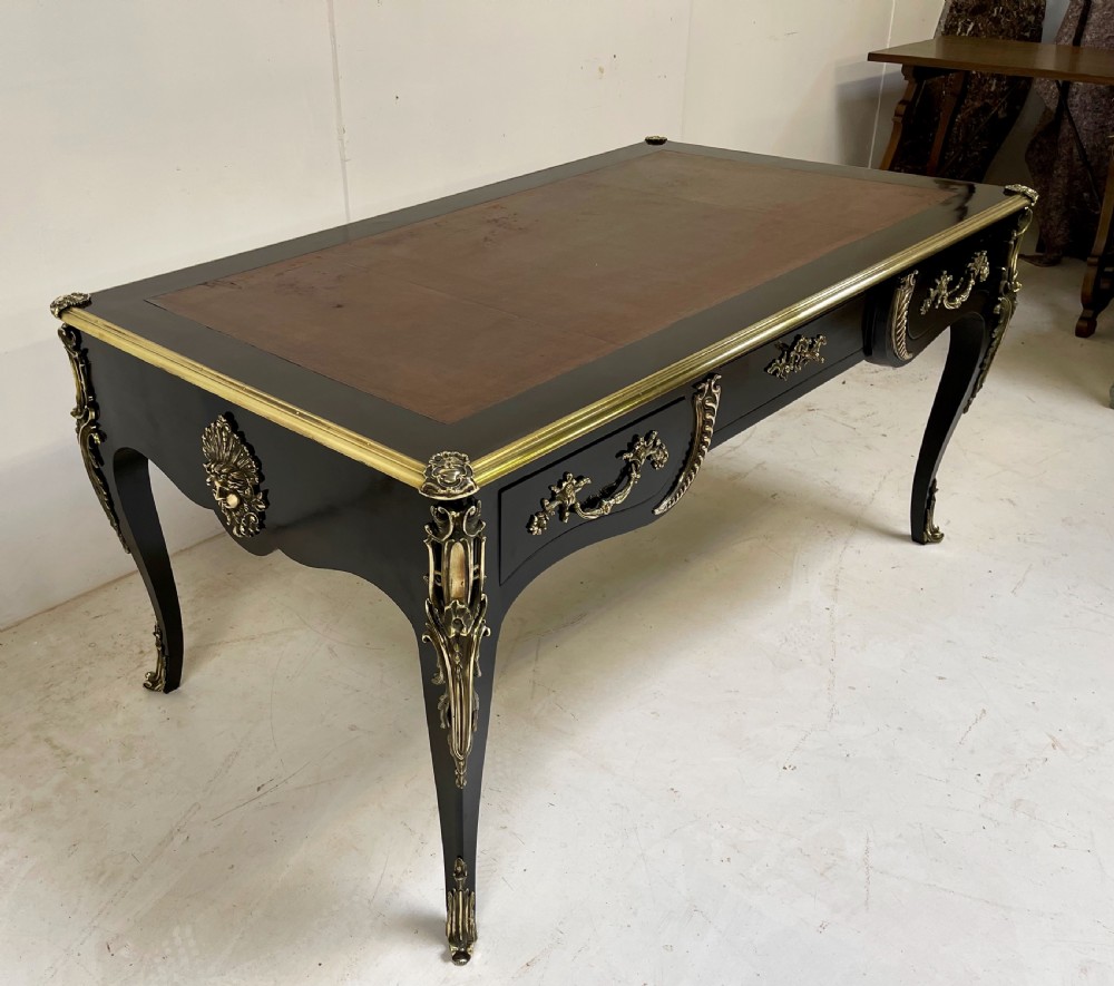 Louis XV Ebonised Bureaux Plat  View VI