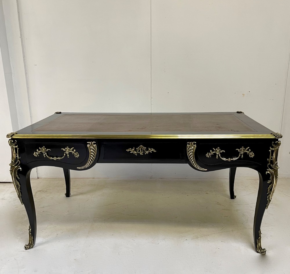 Louis XV Ebonised Bureaux Plat  View IX