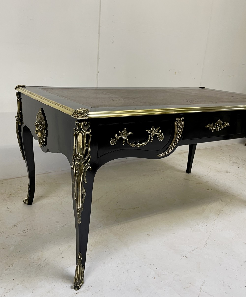 Louis XV Ebonised Bureaux Plat  View XI
