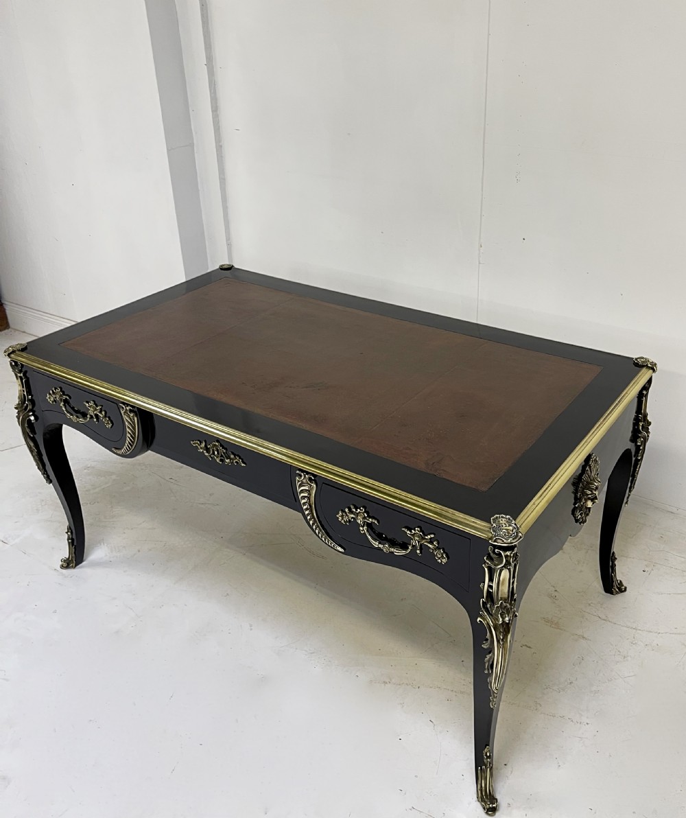Louis XV Ebonised Bureaux Plat  View XIV