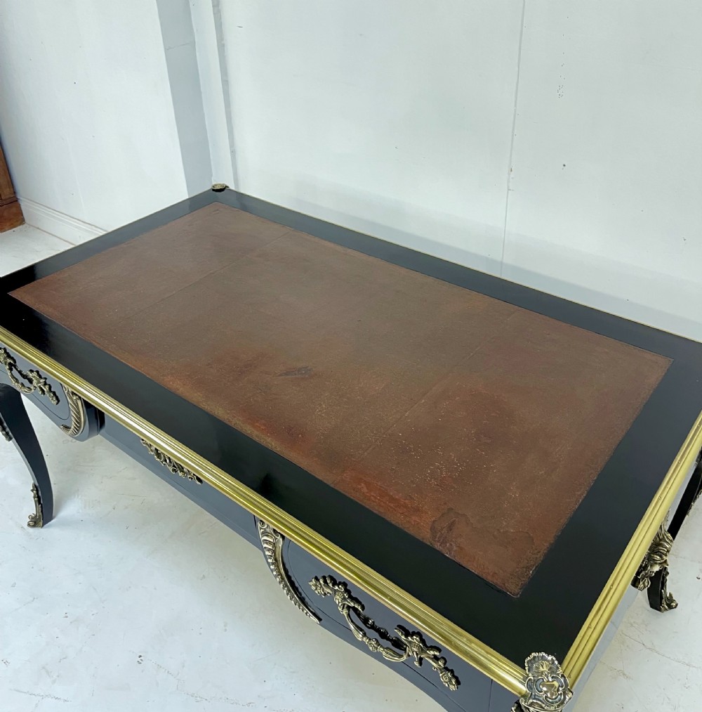 Louis XV Ebonised Bureaux Plat  View XV