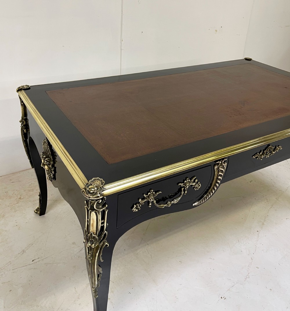 Louis XV Ebonised Bureaux Plat  View XVII