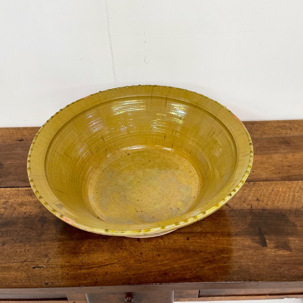 Large Spanish Glazed Bowl View II